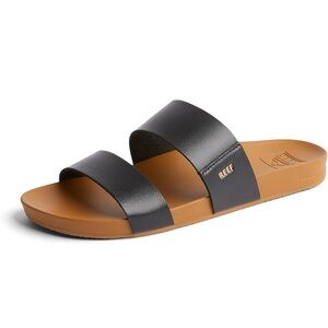 Reef Women’s Black and Brown Slide Sandals